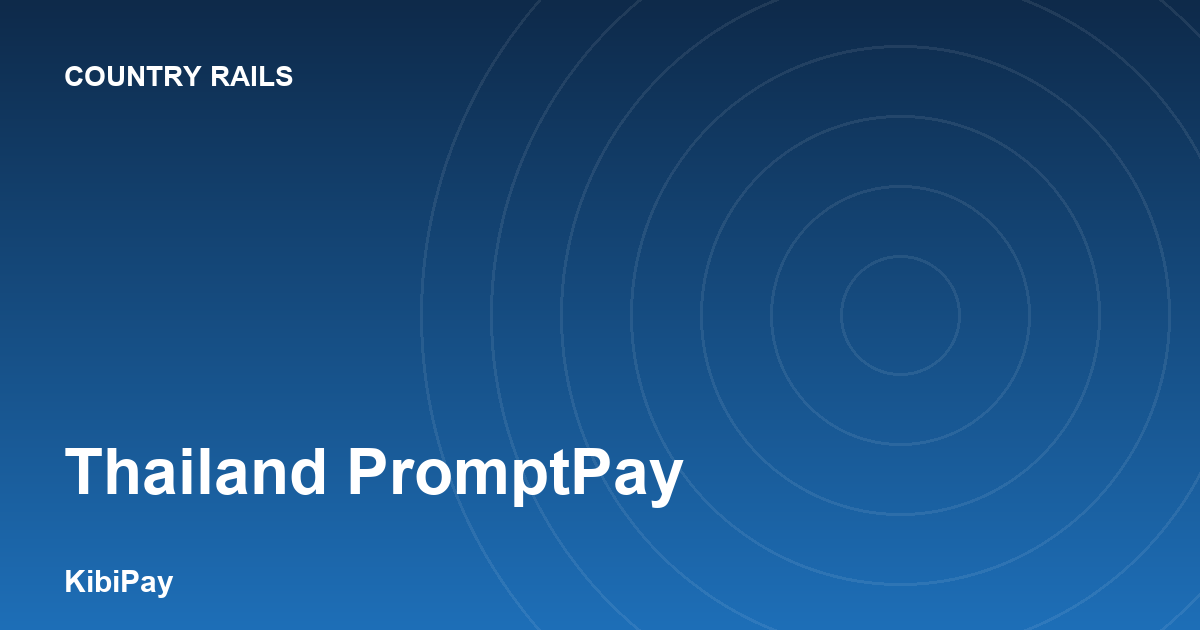 Thailand PromptPay